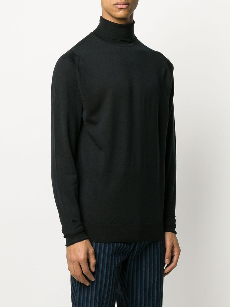 wool roll neck jumper 3