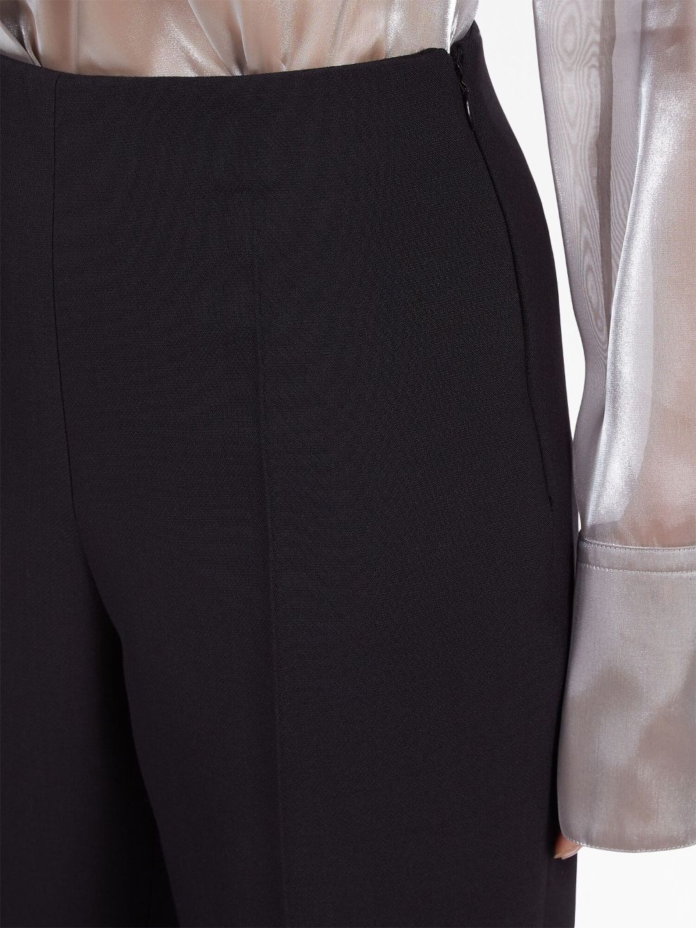 straight-leg wool trousers - 5