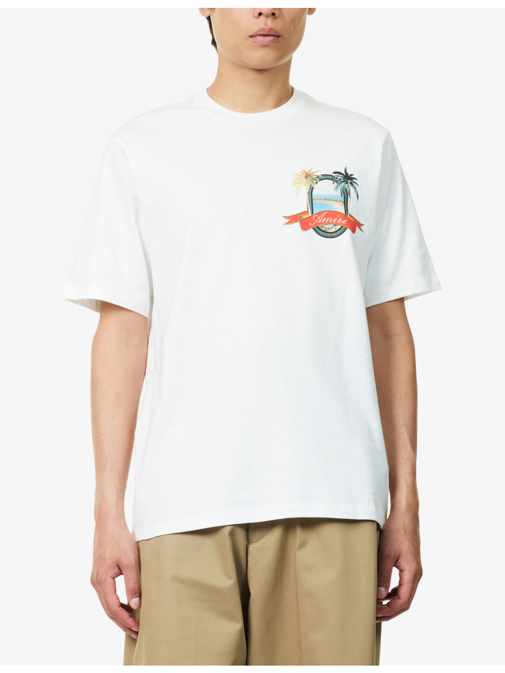 Paradise Graphic-Print Cotton-Jersey T-shirt - 3