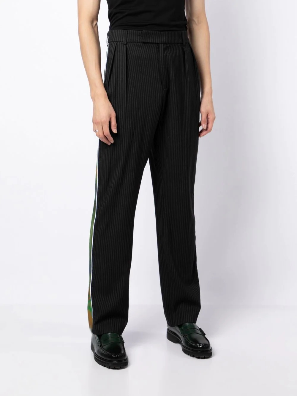 panelled tailored trousers - 3