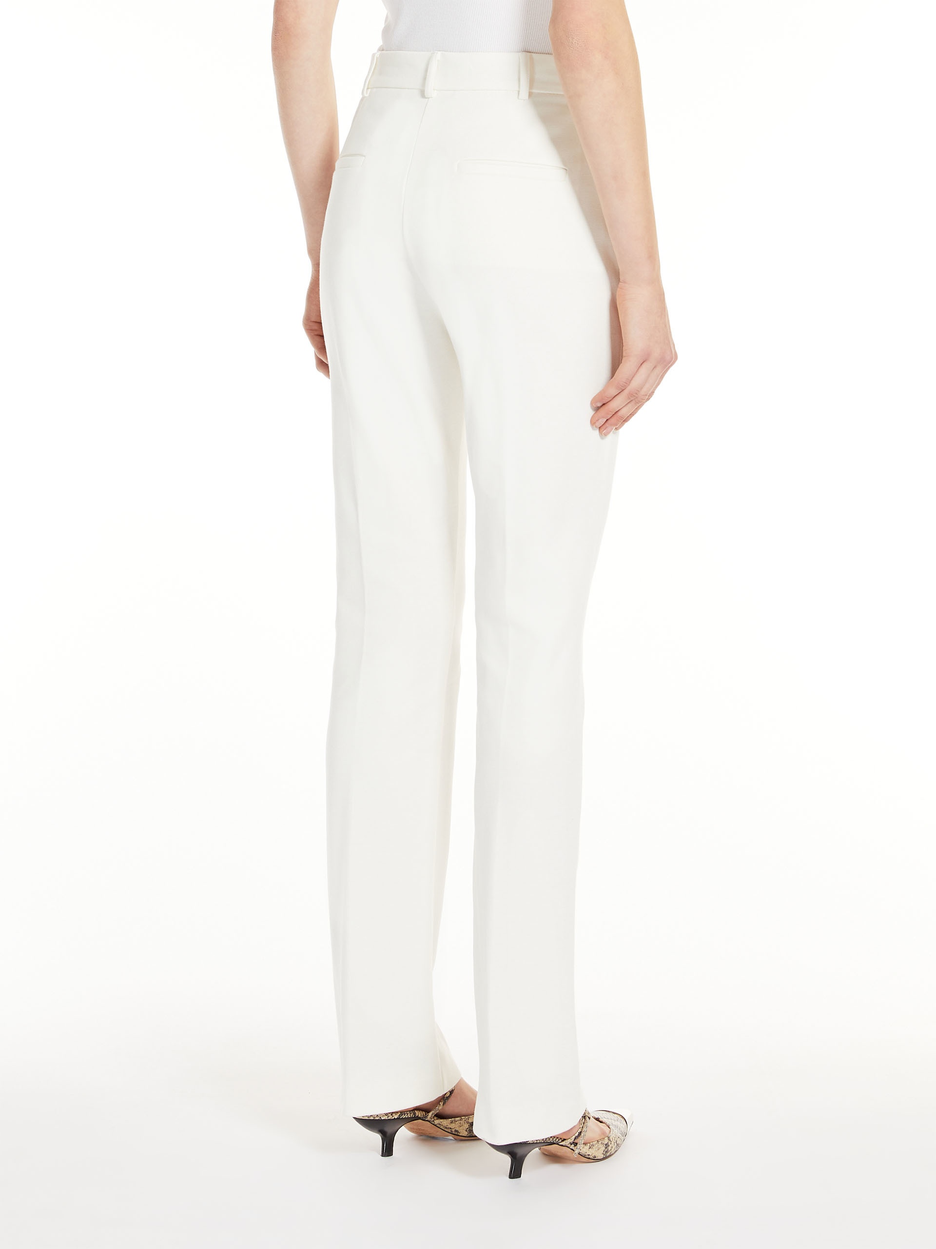 PONTIDA Compact jersey trousers - 4