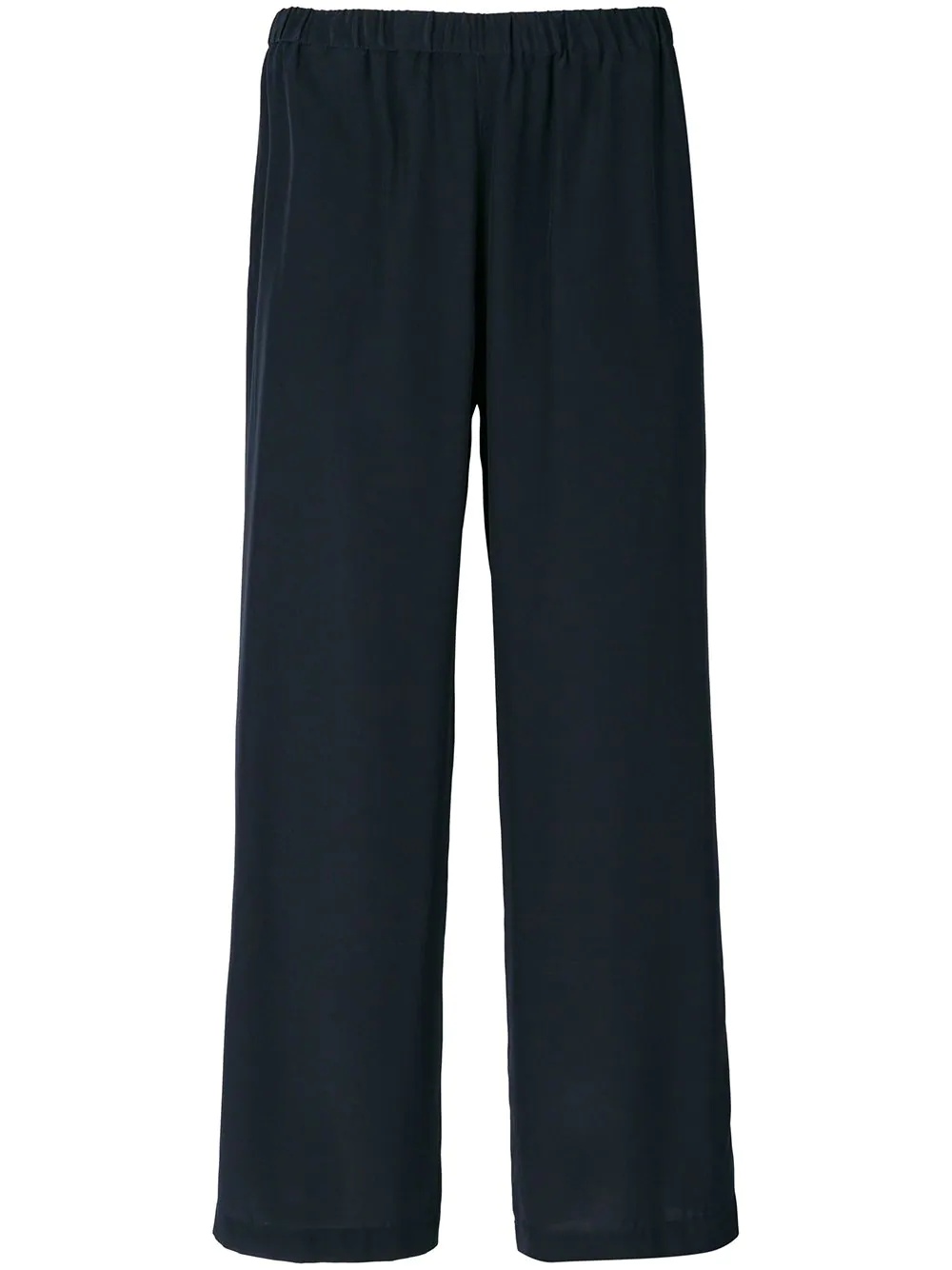 wide leg cropped pants - 1