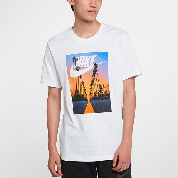 Nike Nike AS Men's Sportswear Sunset Palm Tee BQ0716-100 REVERSIBLE