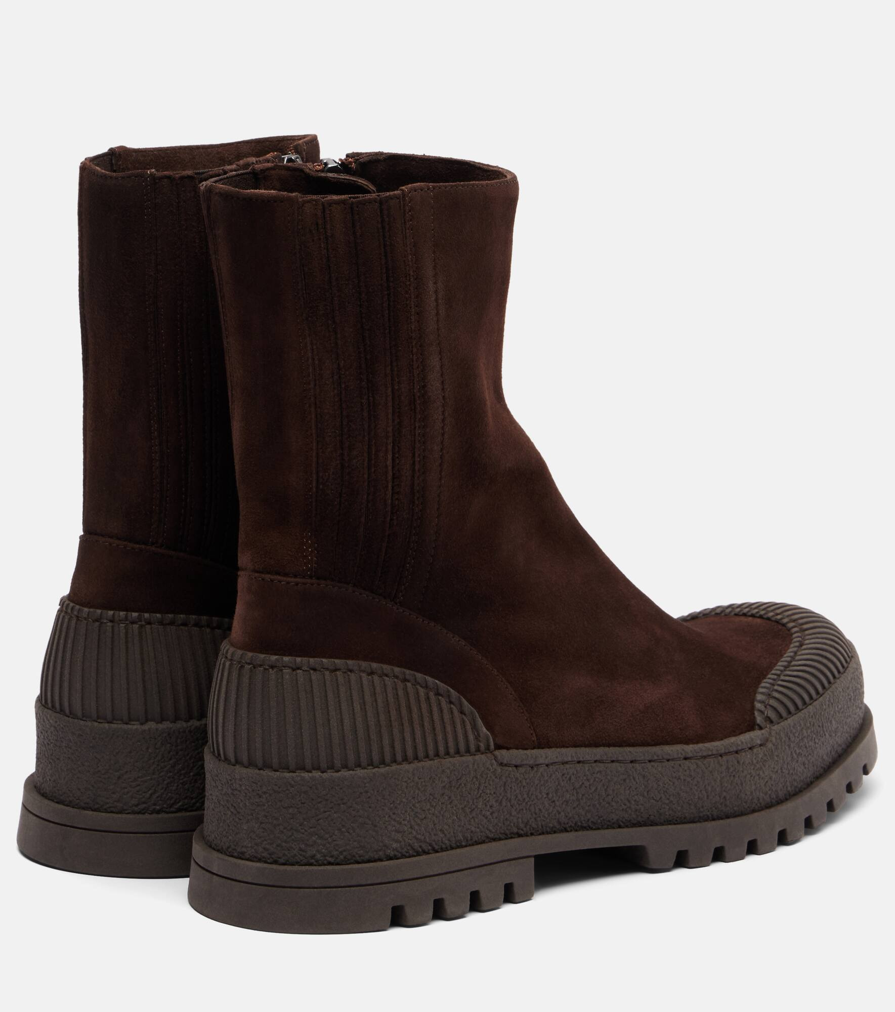 Rugged suede ankle boots - 2