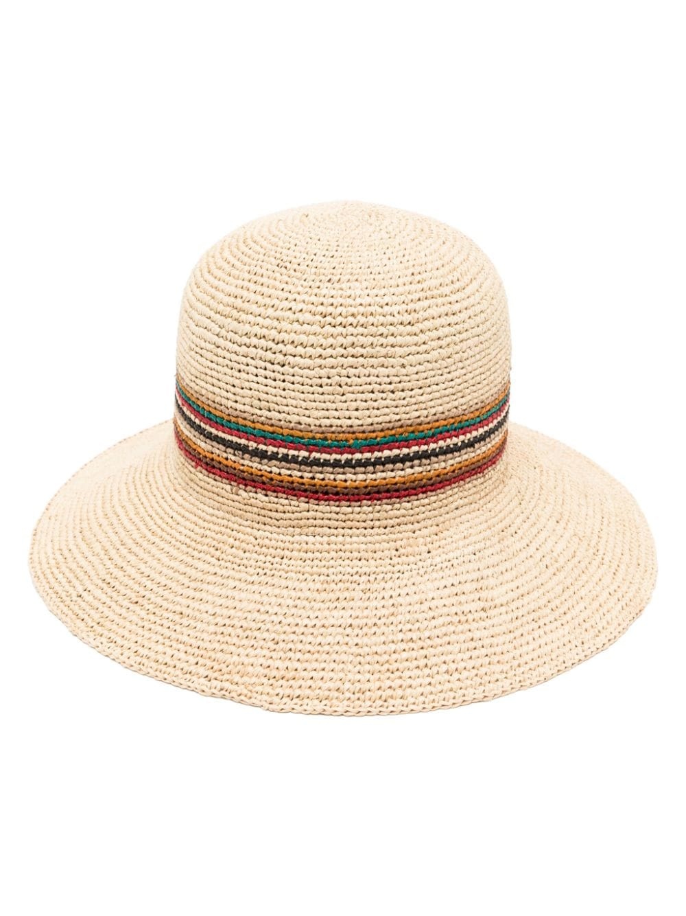 embroidered sun hat - 1