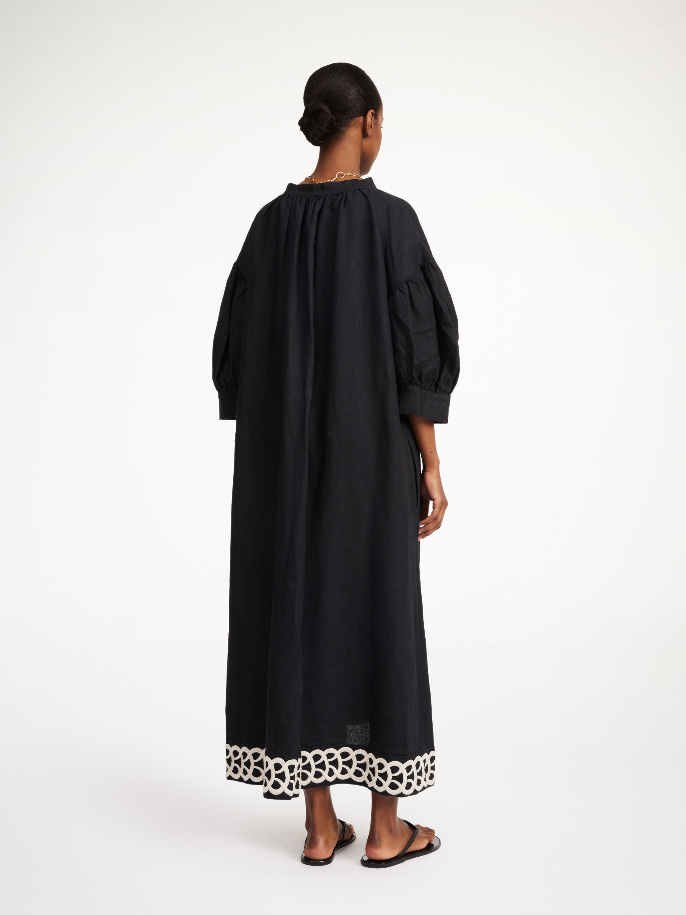 Lydea linen maxi dress - 3