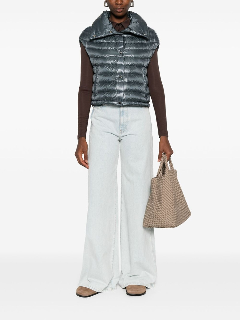 Herno quilted high-neck gilet outlook