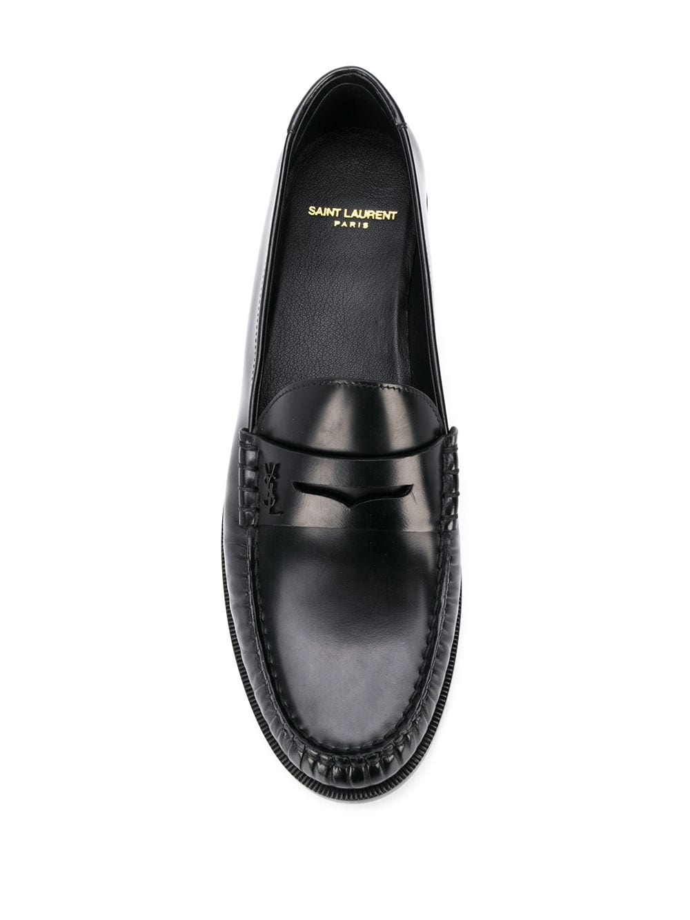 Monogram penny loafers - 4