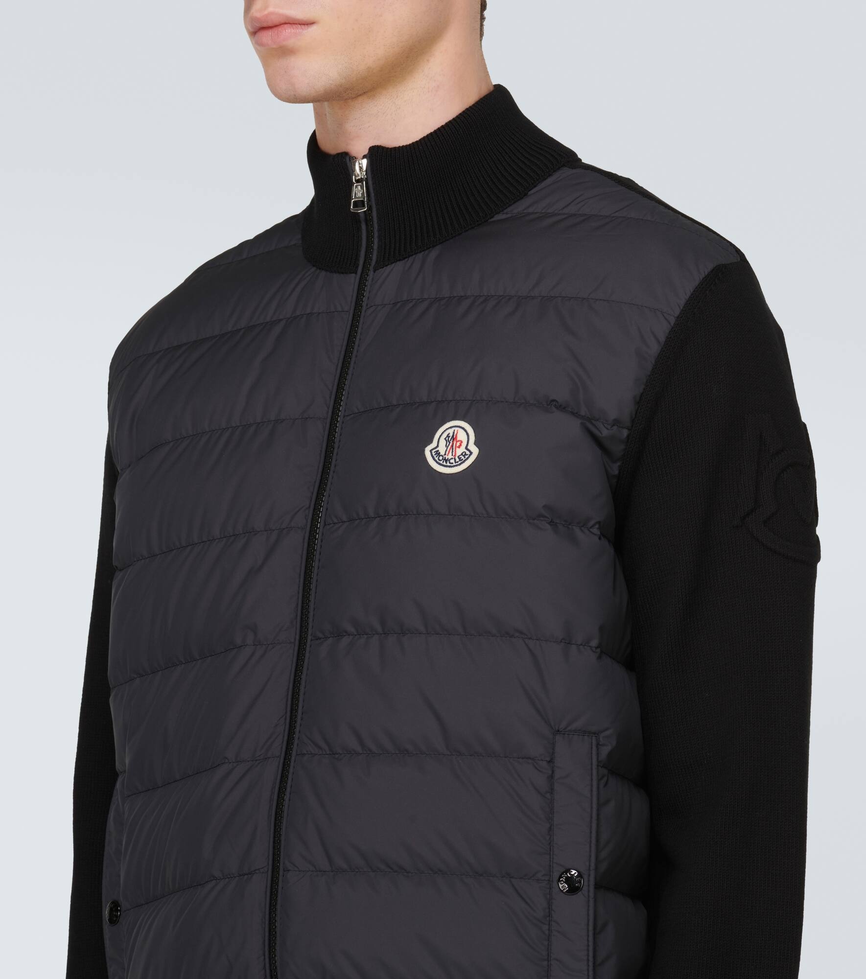 Down-paneled cotton jacket - 5