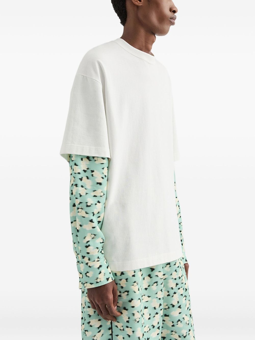 cotton crew-neck T-shirt - 3