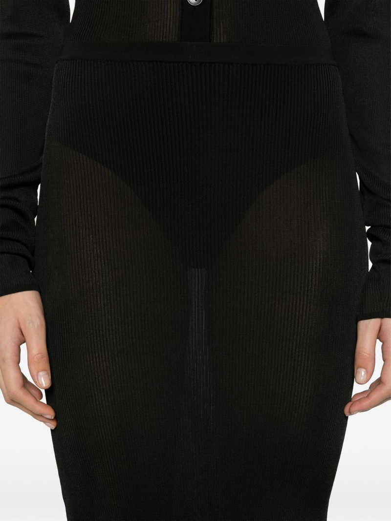fine-ribbed maxi skirt 5