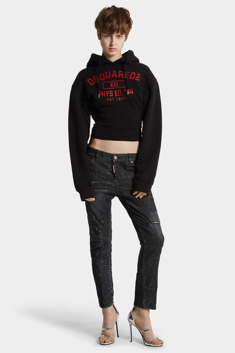 BLACK NIRVANA WASH COOL GIRL JEANS - 3