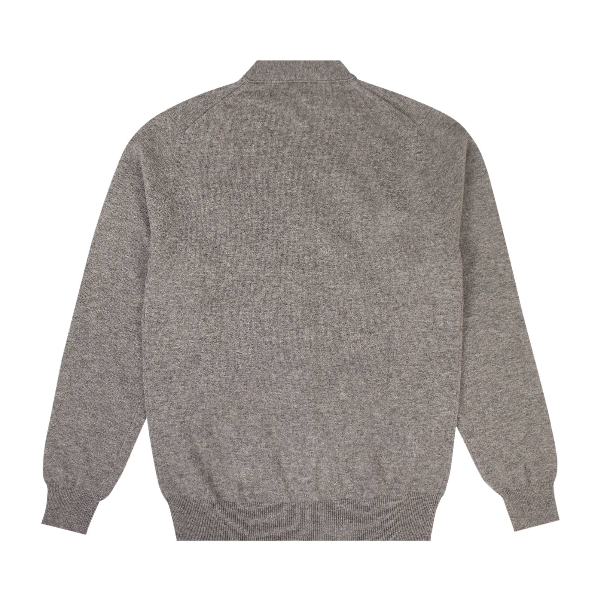 Comme des Garçons PLAY Heart Wool Cardigan 'Gray' - 2