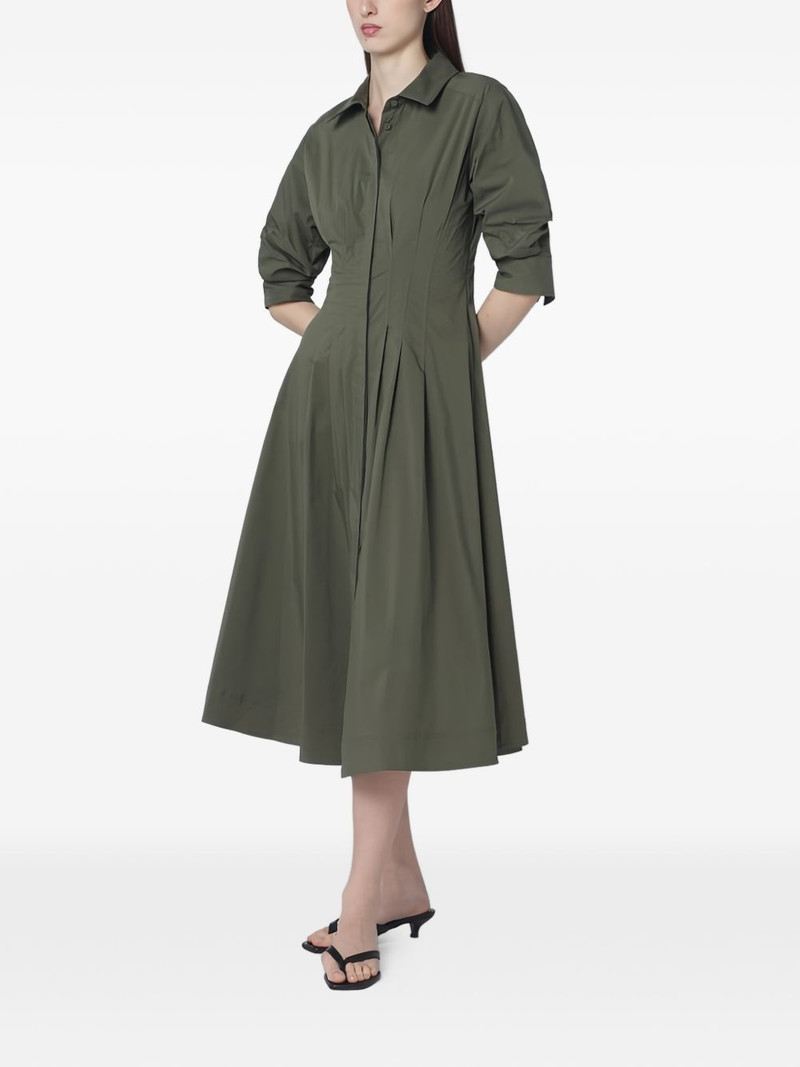 SIMKHAI Jazz button-closure midi shirt dress outlook