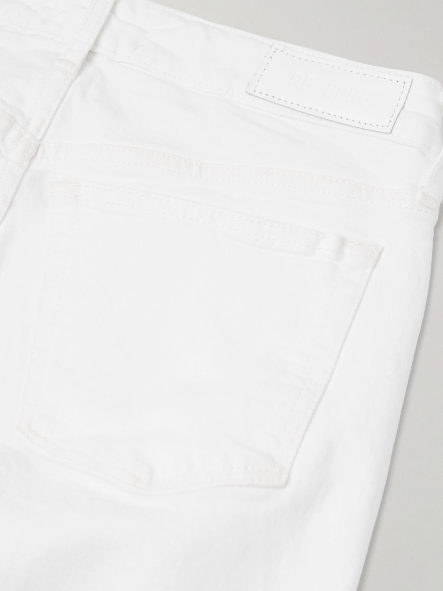 Slim Straight Crop mid-rise slim-leg jeans White - 6