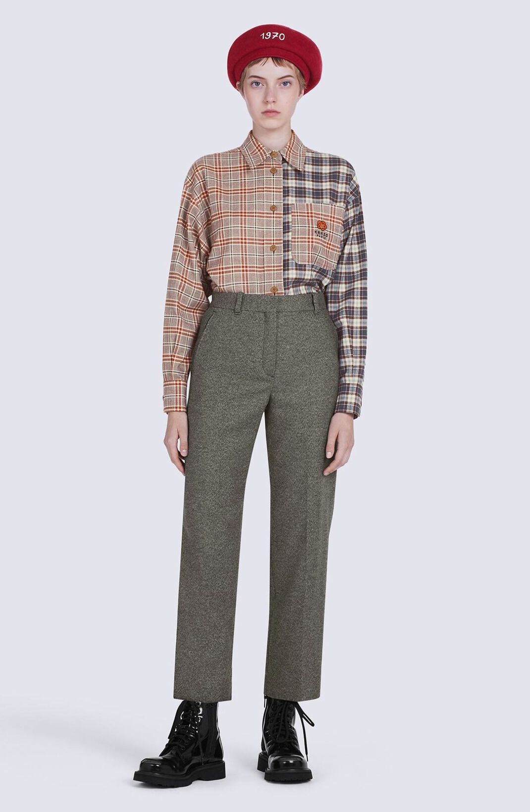 Checked oversized shirt - 3