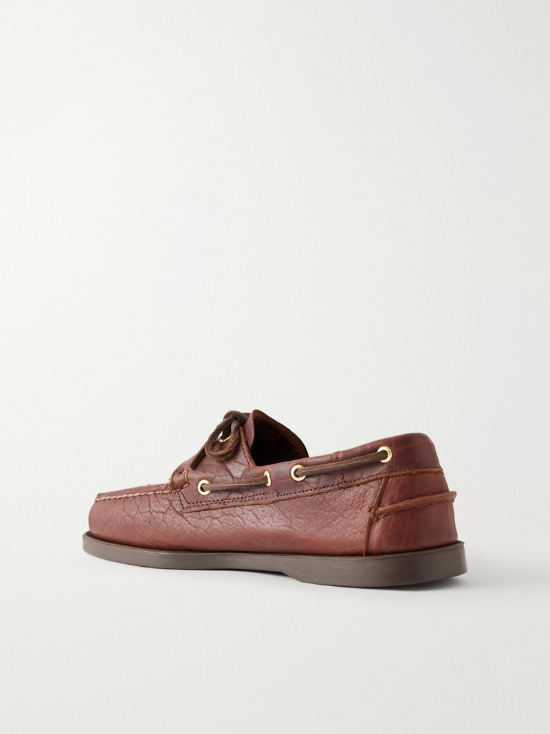 Portland Momoth Full-Grained Leather Boat Shoes 4
