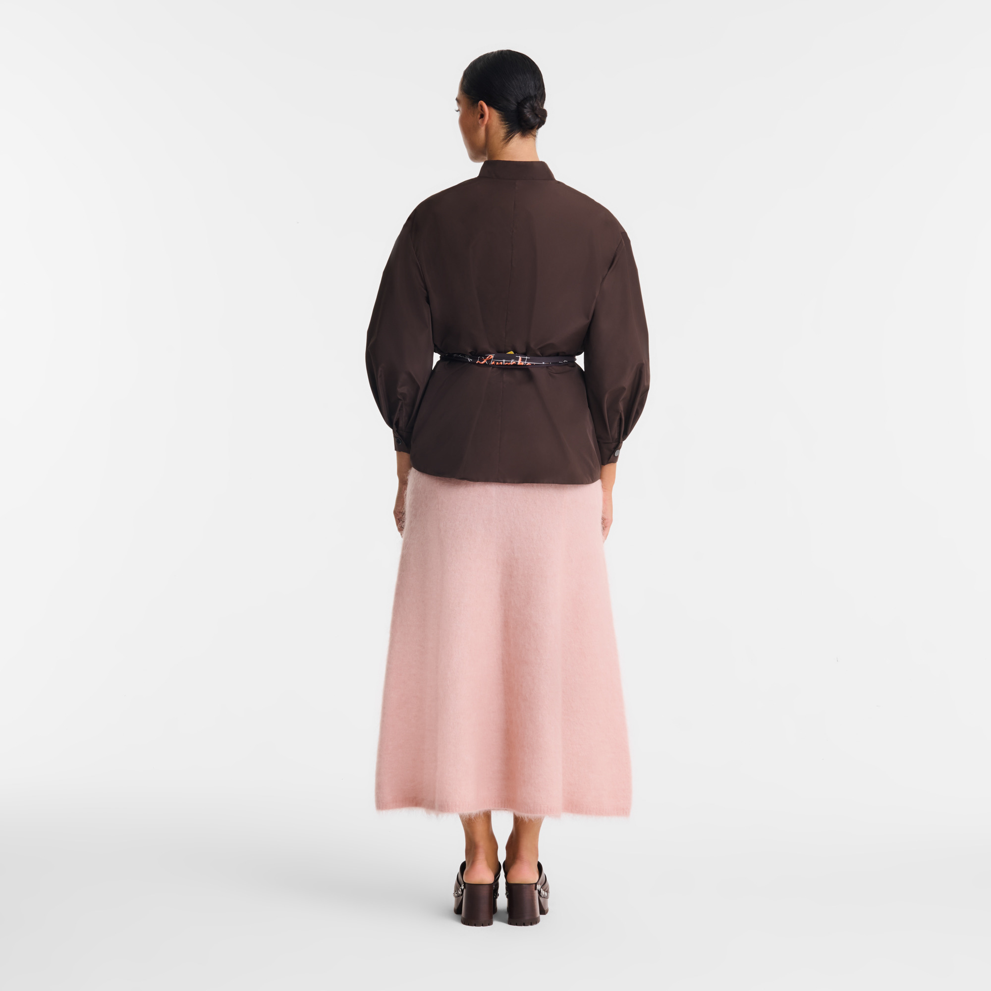 Kimono jacket Mocha - Technical taffeta - 3