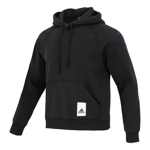 adidas Sportswear Lounge Fleece Hoodie 'Black' IA9342 - 1