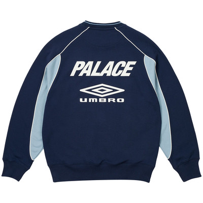 PALACE Palace x Umbro Warm Up Crew 'Blue' outlook