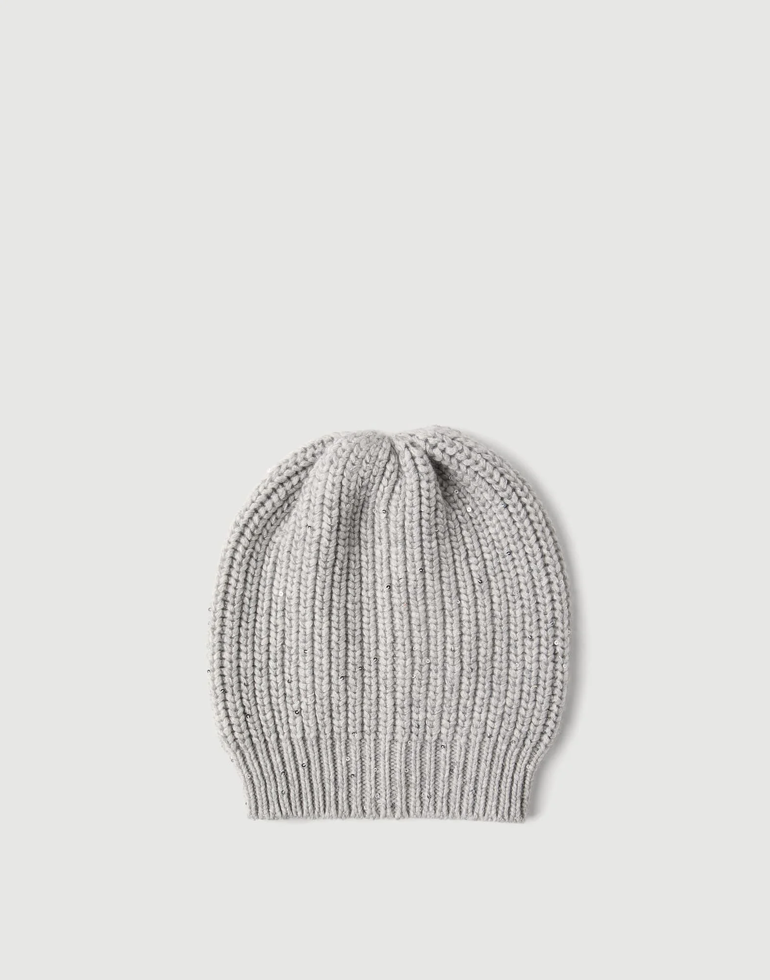 Cashmere and silk Diamond yarn knit beanie - 1