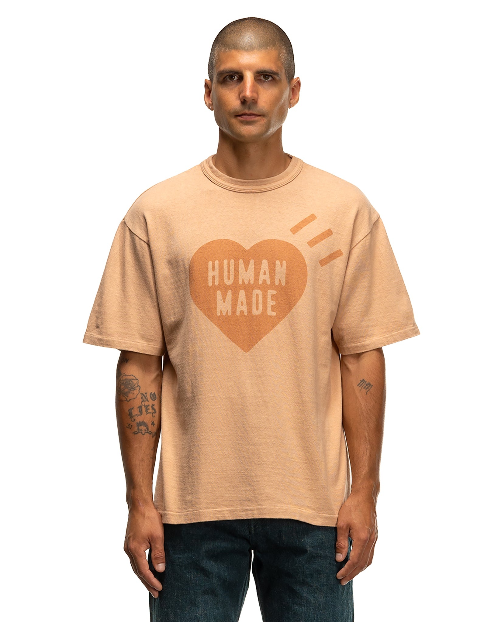 【本物保証 /関税・送料無料】HUMAN MADE Plant Dyed T-Shirt Human Made Plant Dyed T-Shirt #3 Beige | REVERSIBLE