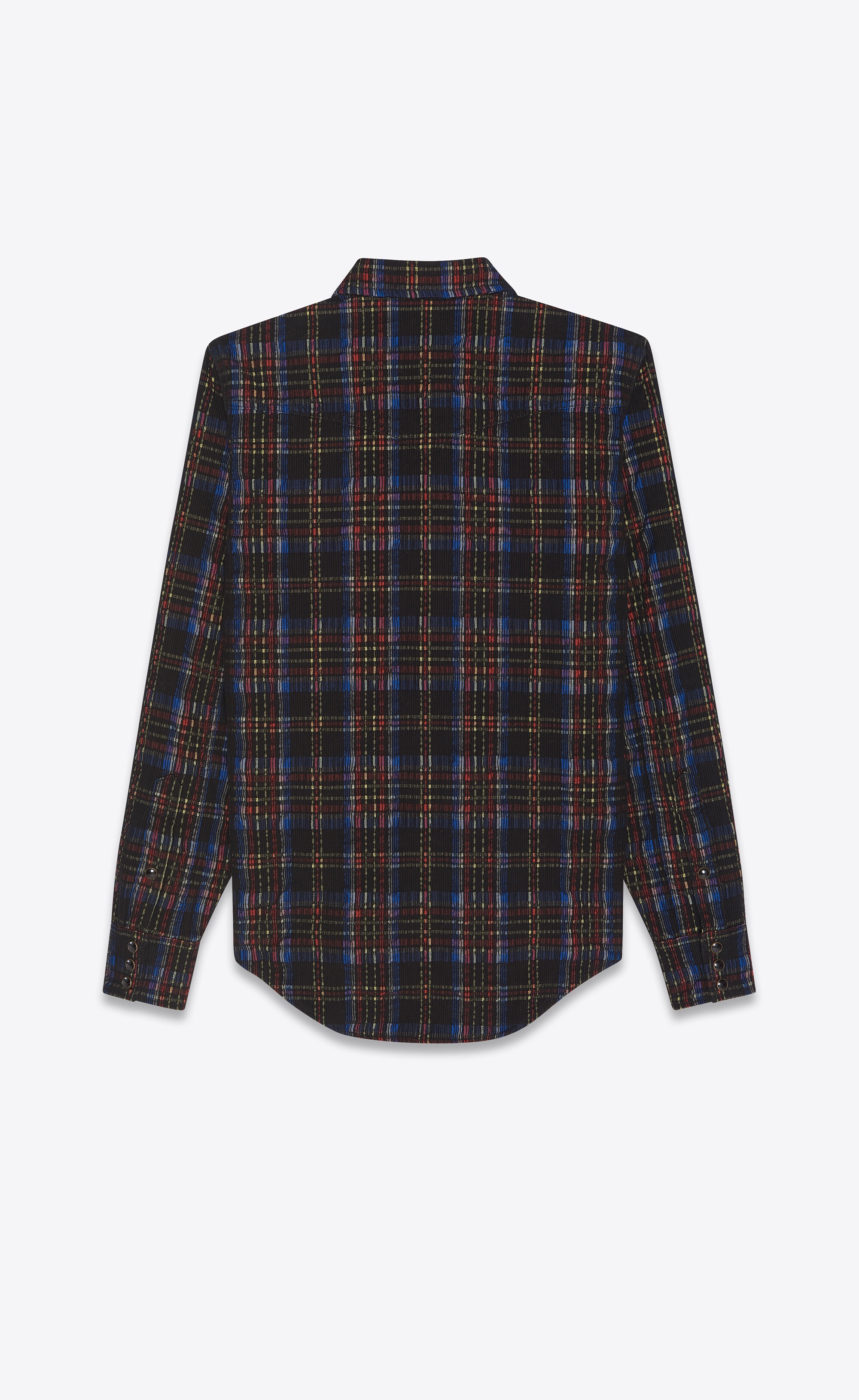 classic western shirt in checked corduroy - 2