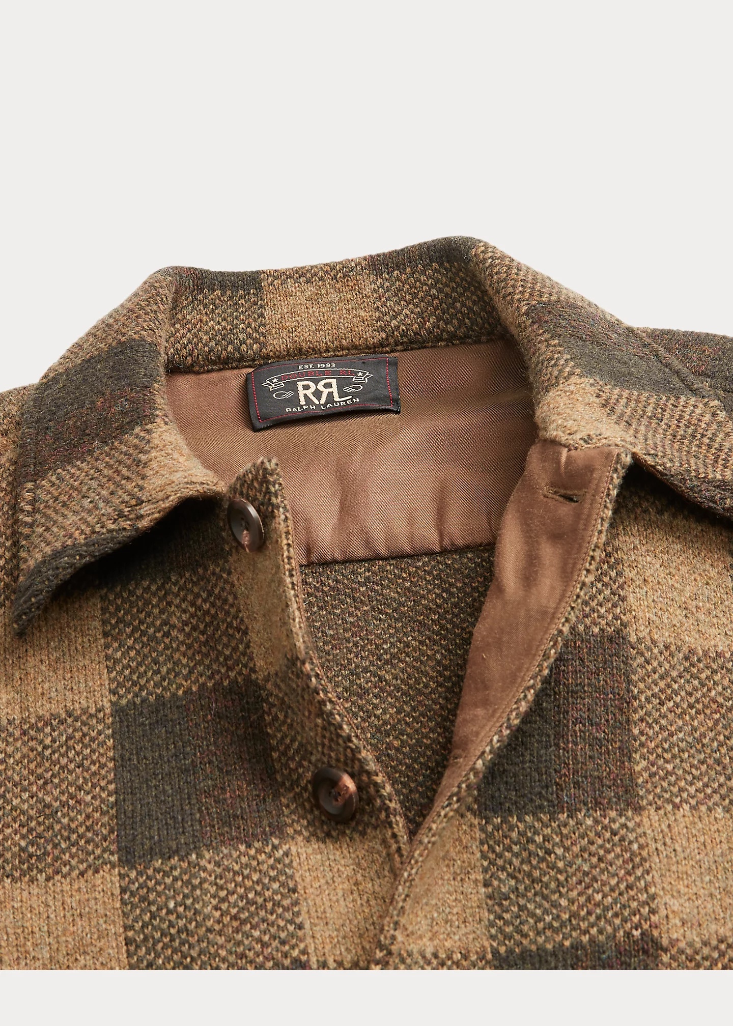 Plaid Wool Sweater Jacket - 3