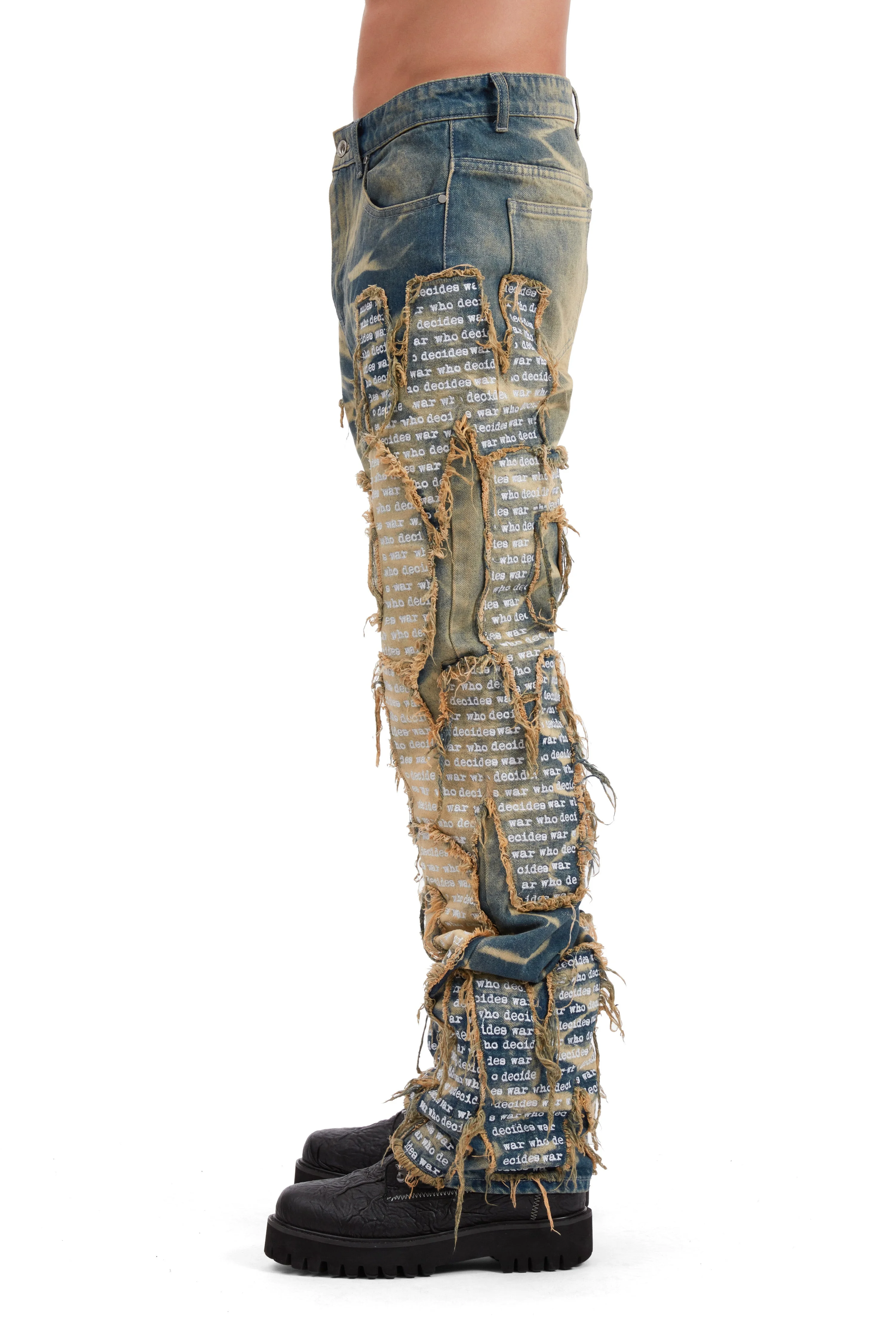 WHO DECIDES WAR WDW OVERLAY DENIM | REVERSIBLE