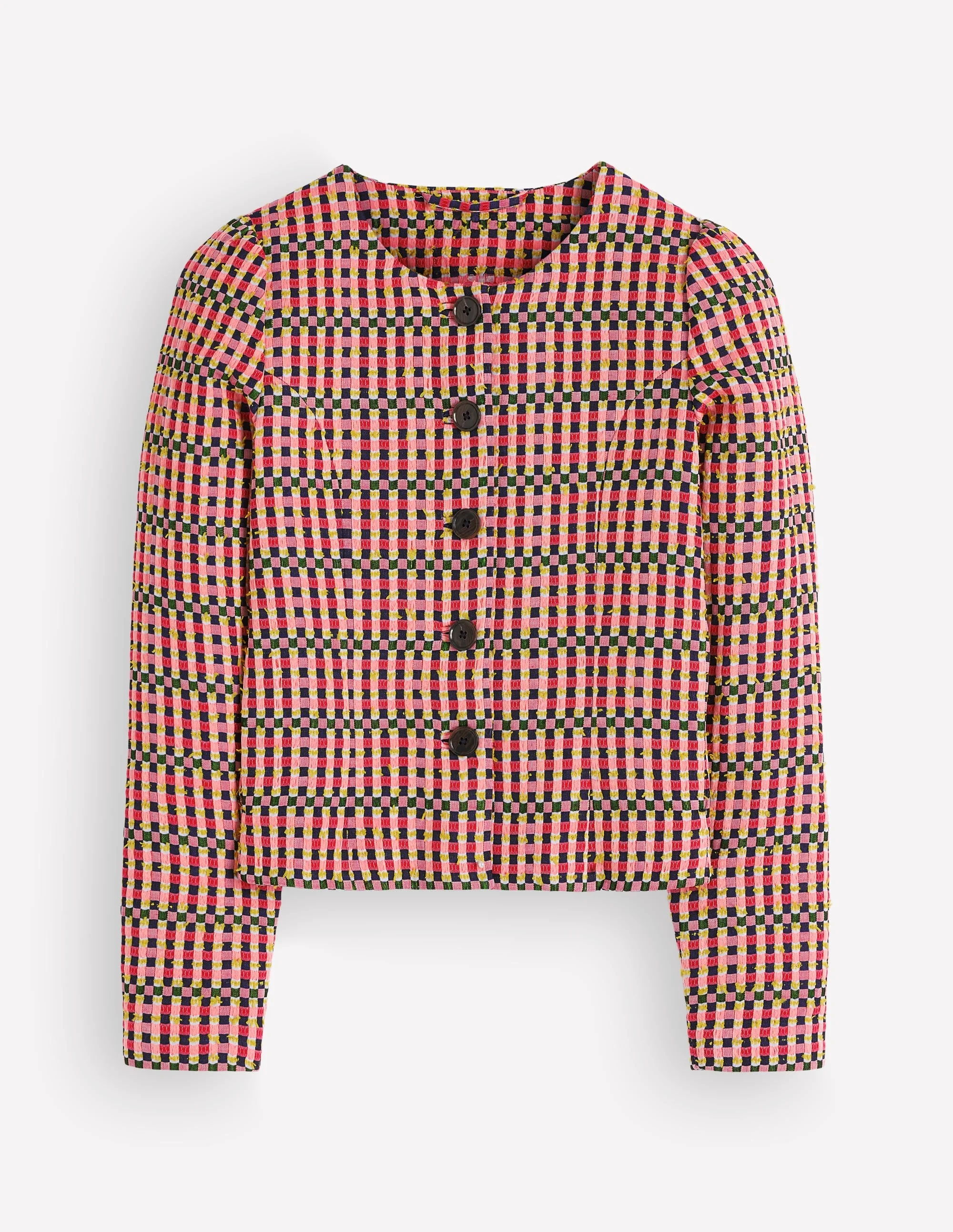 Salisbury Puff Sleeve Jacket-Multi - 1