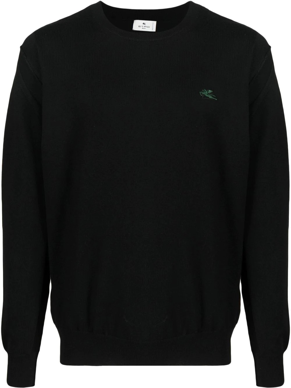 virgin wool embroidered jumper - 1