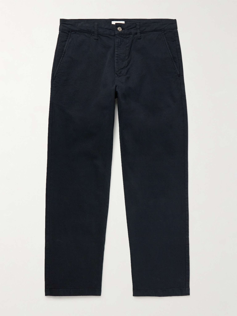 Aden 1923 Straight-Leg Organic Cotton-Blend Twill Chinos - 1