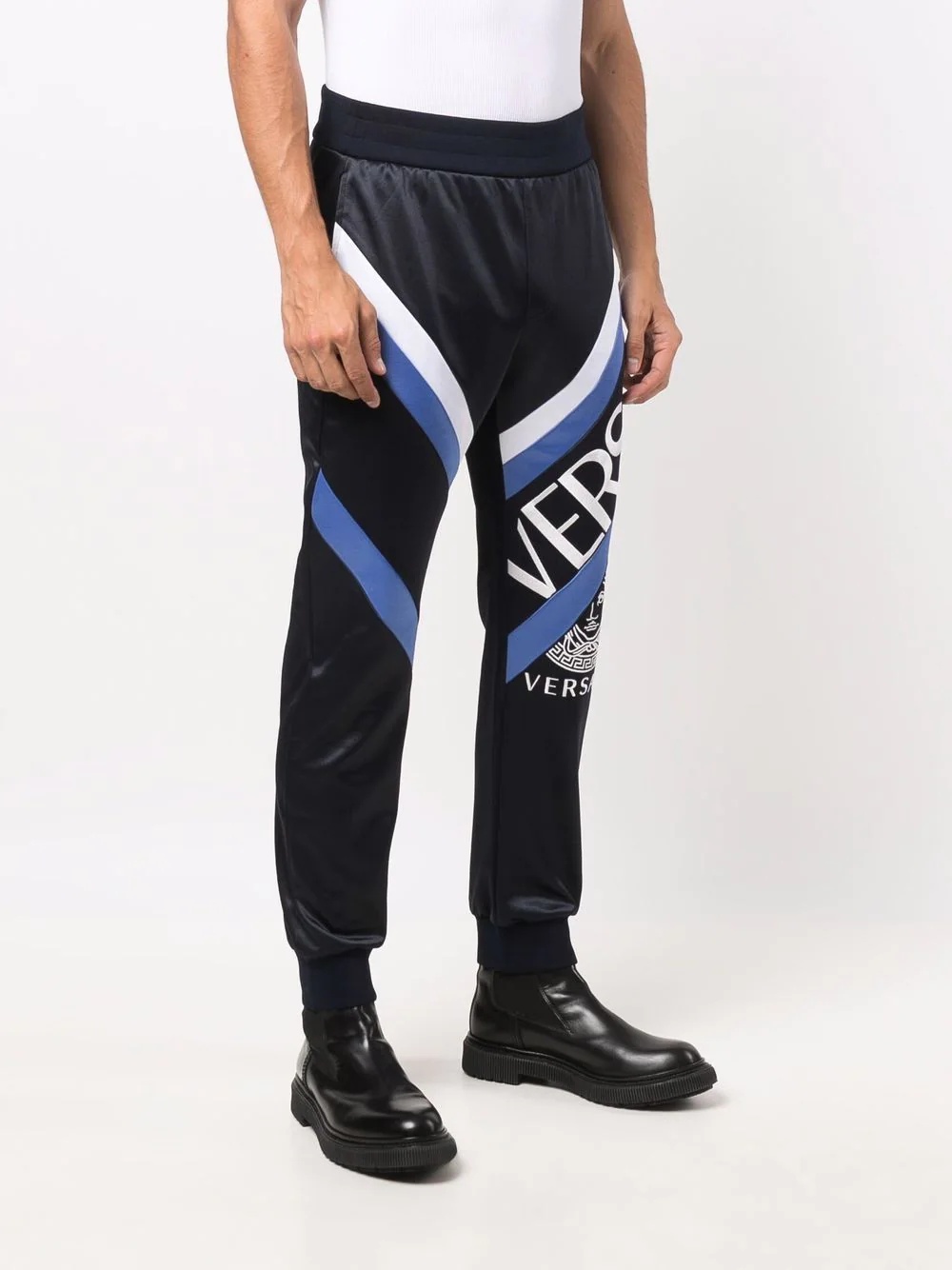 logo-print track pants - 3