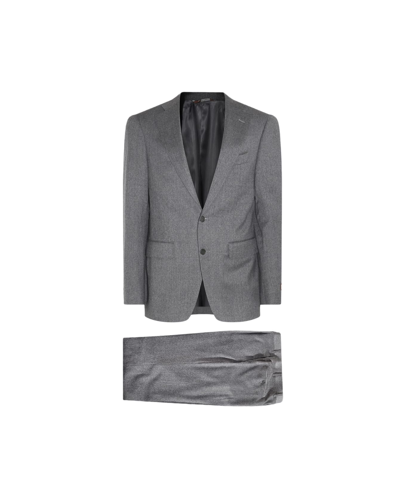 Grey Wool Suits - 1