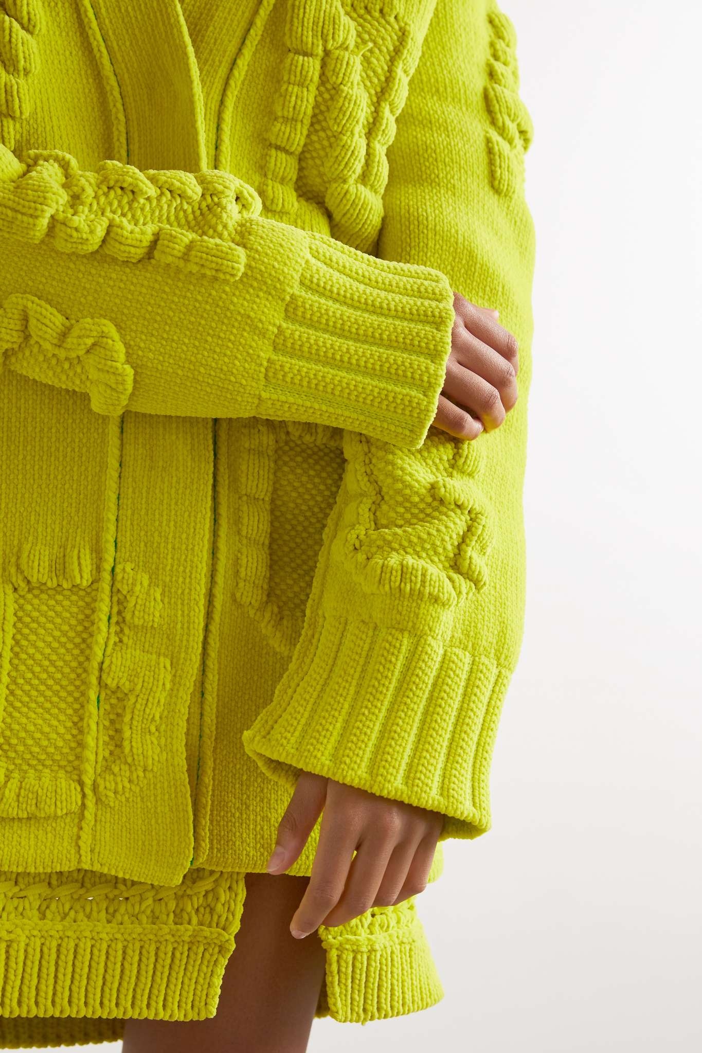 Chenille cardigan - 5