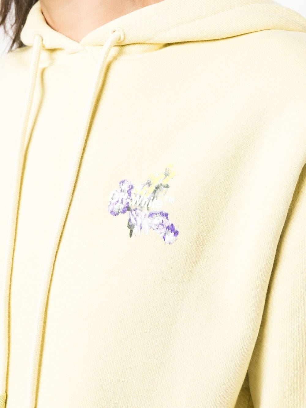 Floral Arrows cotton hoodie - 5