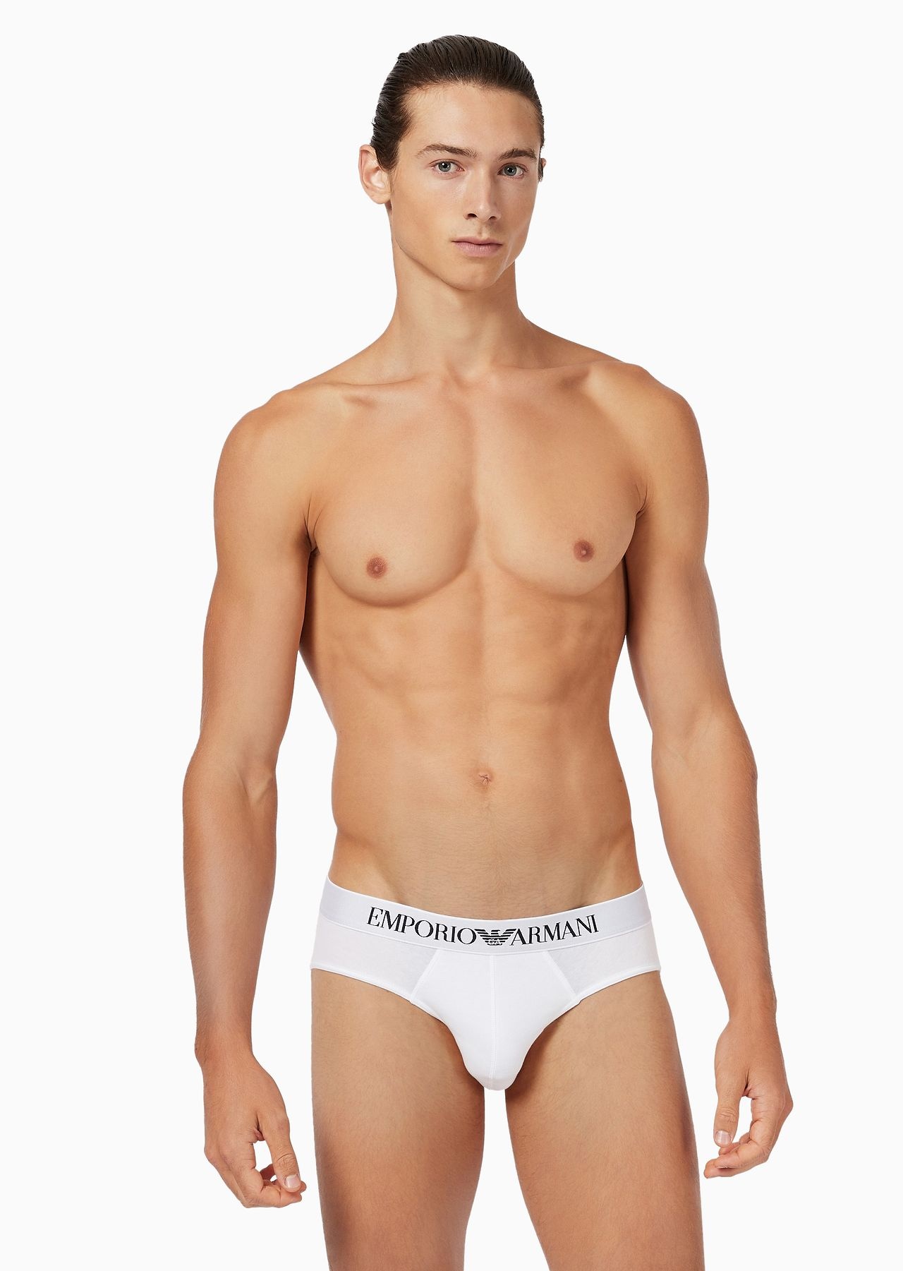 Briefs with logo band - 2