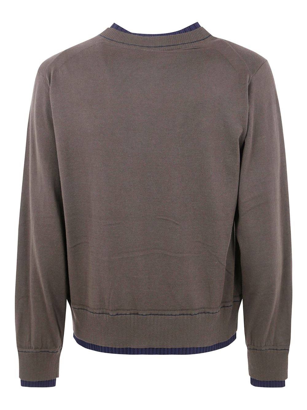 contrast-trimmed sweater - 2