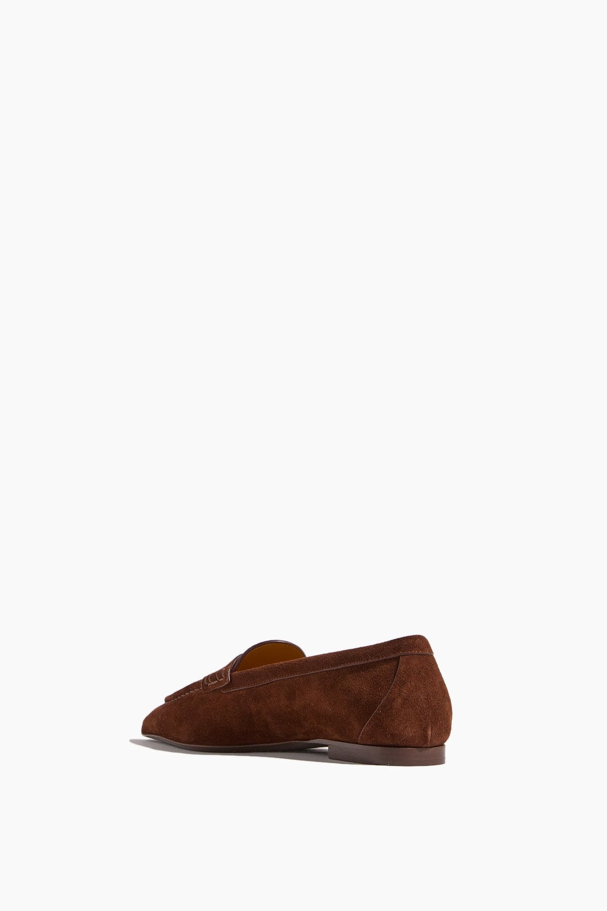 Pointed Toe Loafer in Brown Suede - 2