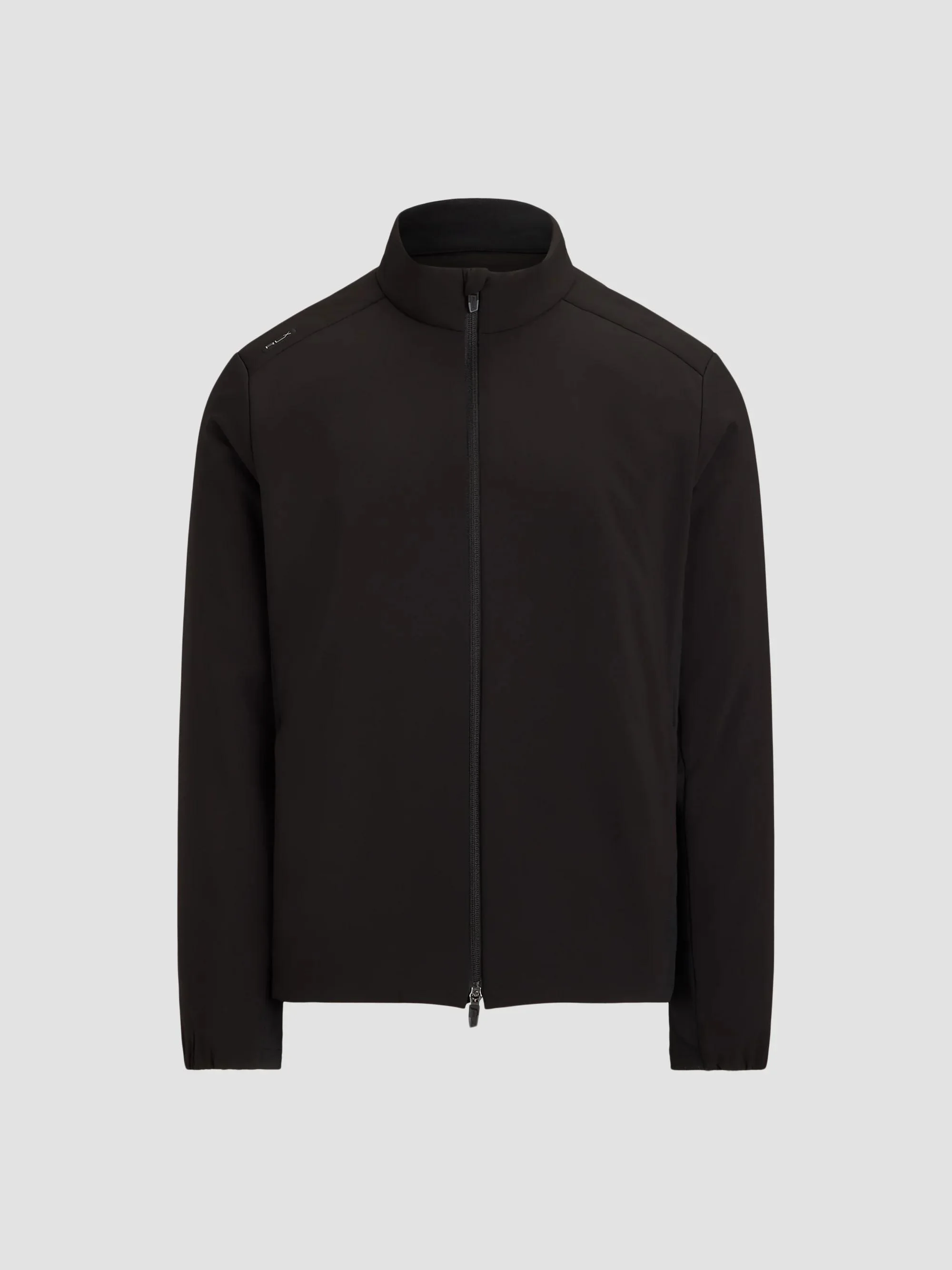 Men's Jersey-Paneled Stretch Jacket - Black - 1