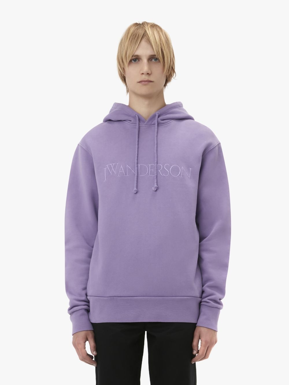 LOGO EMBROIDERED HOODIE - 2