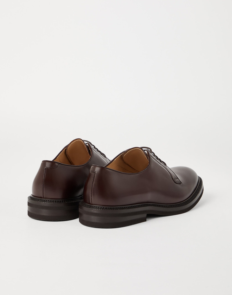 Brunello Cucinelli Aged calfskin Derbys outlook
