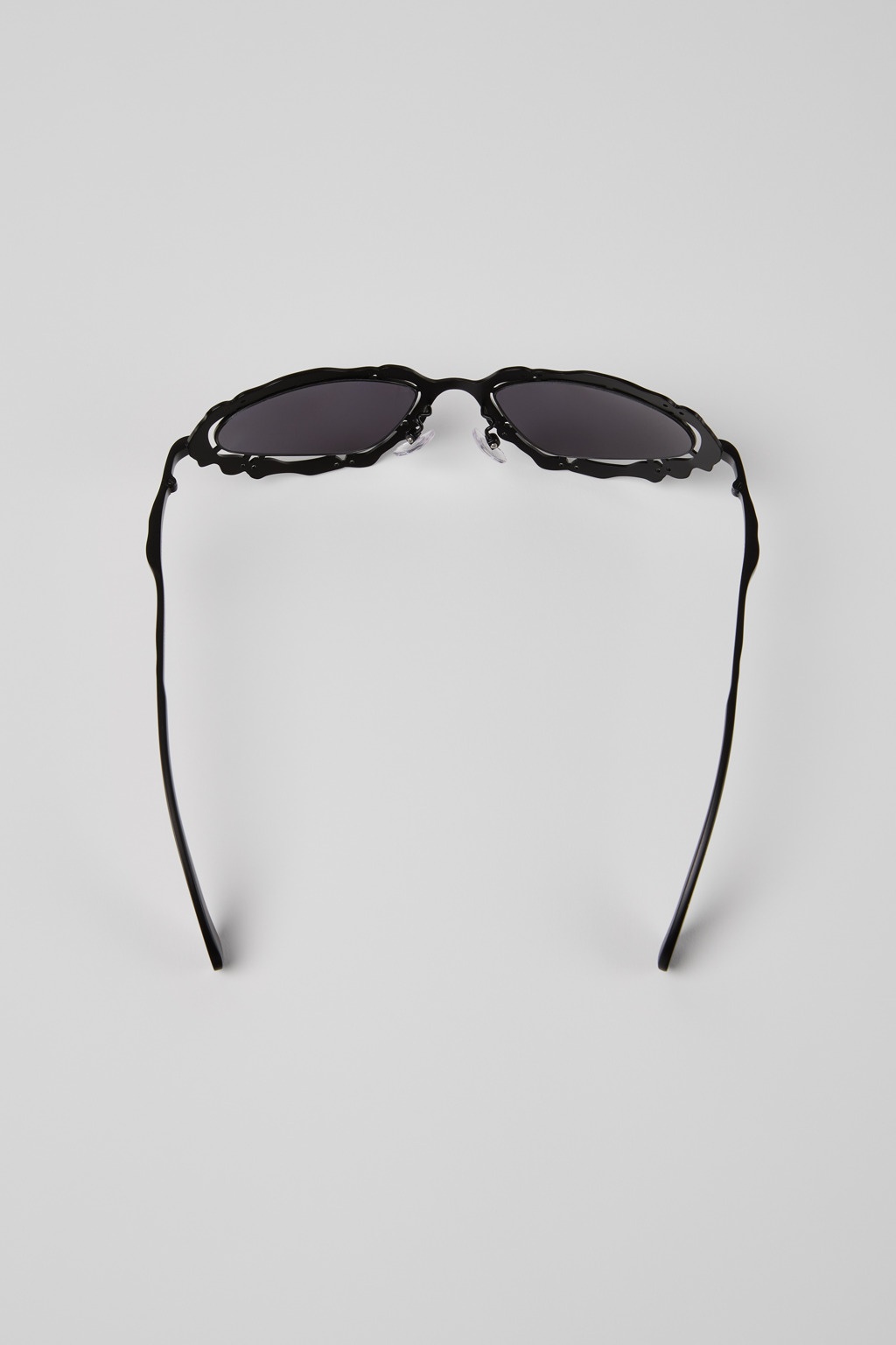 Black Matte NOPEA Metal Sunglasses - 4