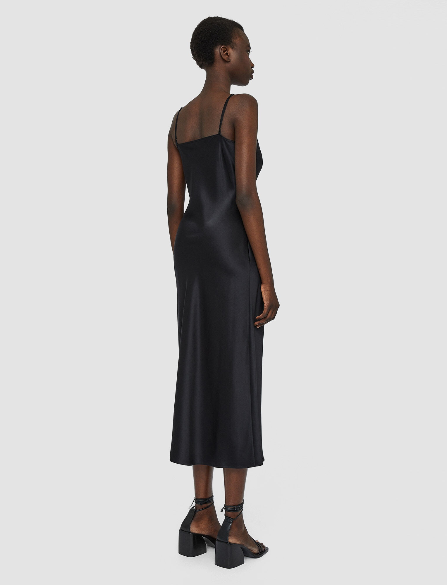 Clea Silk Satin Dress - 3