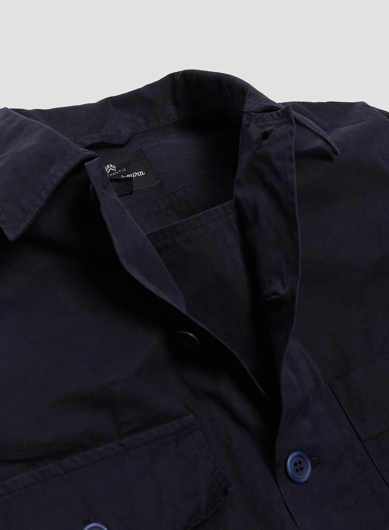 Military Shirt Jacket in Navy 5