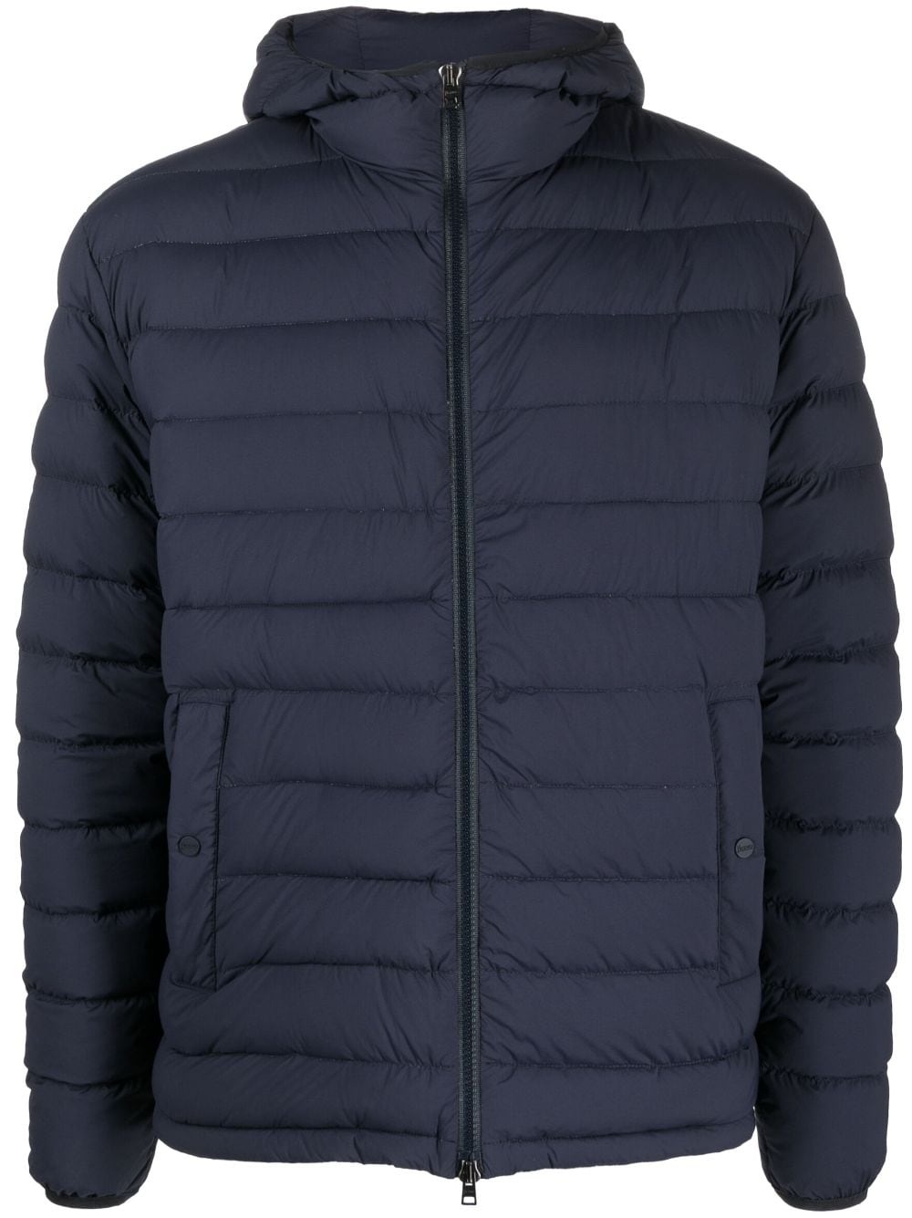 padded hooded jacket - 1