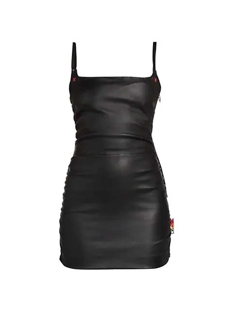 Stretch Leather Minidress 1