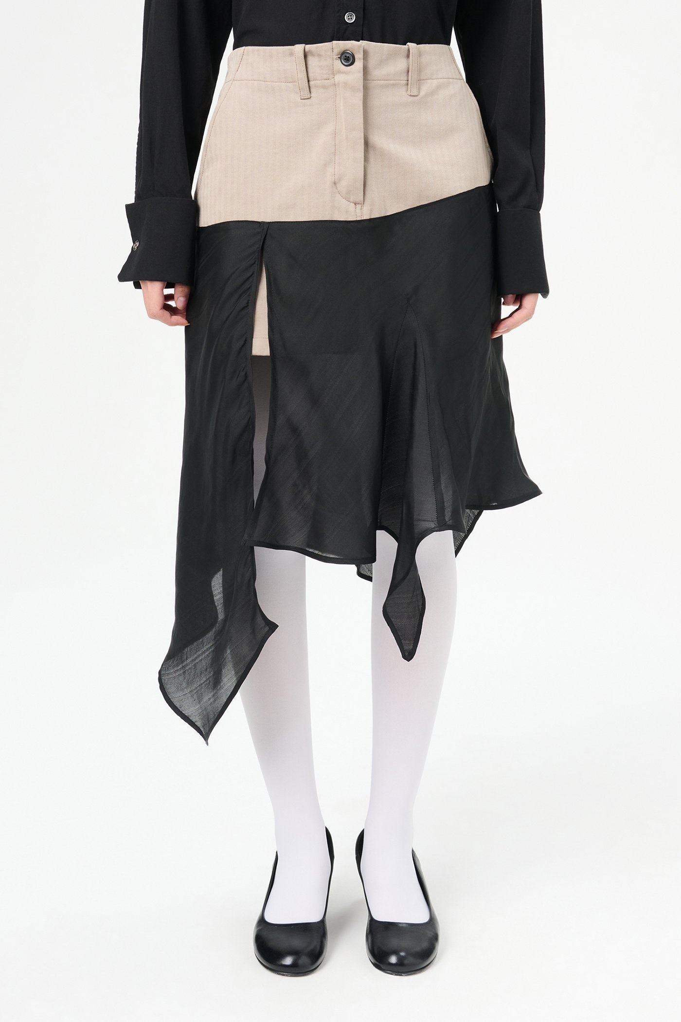 Engineer Skirt Pebble Herringbone - 3
