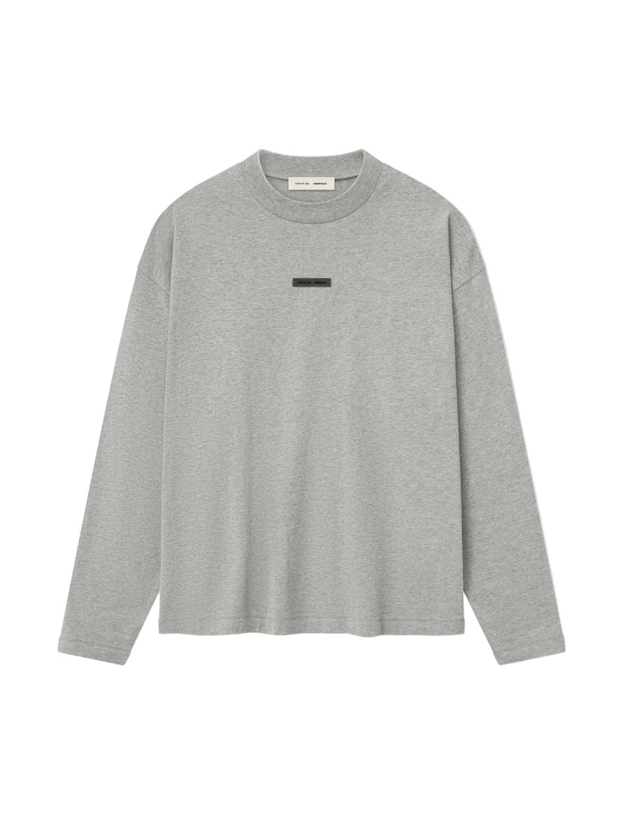 CLASSIC LONG SLEEVE TEE (CONCRETE HEATHER) - 1