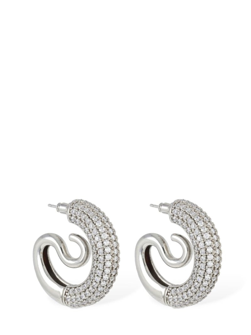 PANCONESI Small Kismet serpent hoop earrings outlook